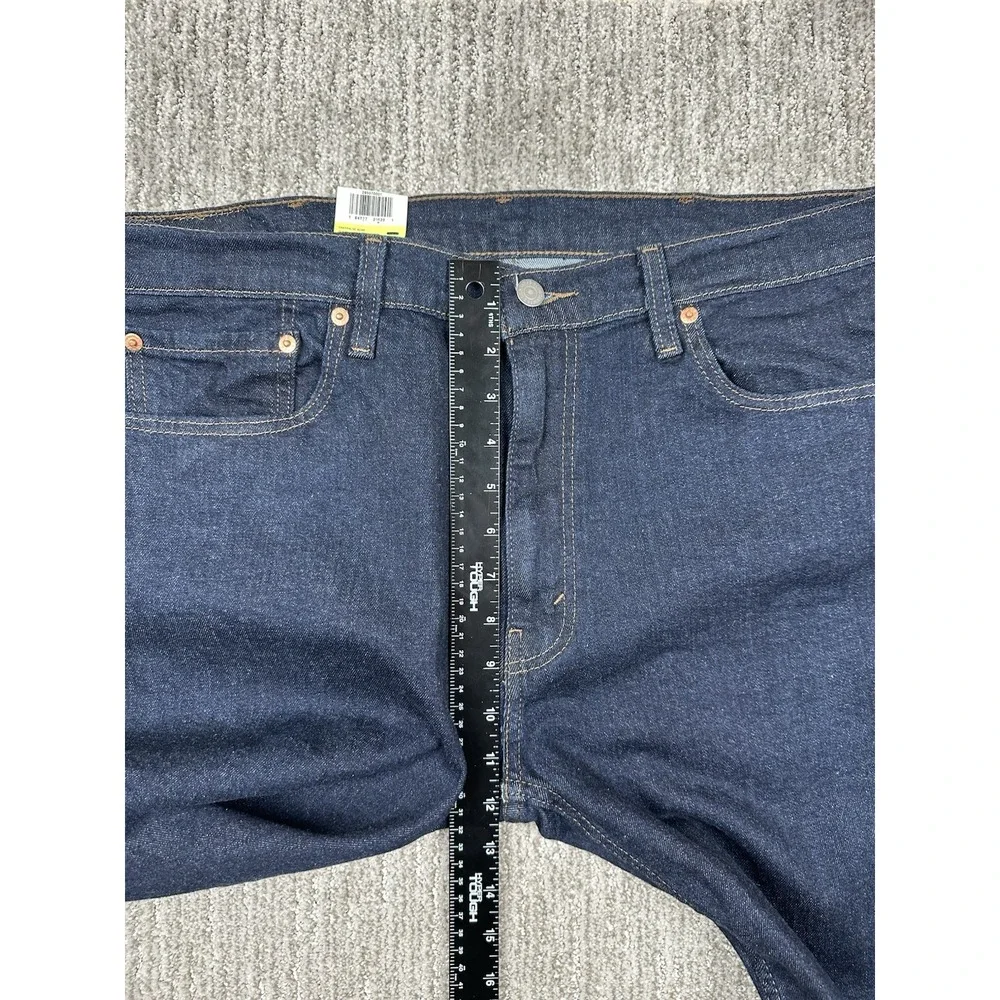Levi's 502 Flex Tapered Leg Denim Jeans 40X32 Fits 40x30 Mens Dark Stretch NWT